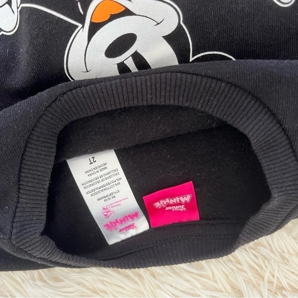 Girls Disney Minnie Mouse Halloween Fleece Top and Bottom Set Size 2 Toddler